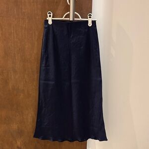 Babaton Midnight Blue Midi Skirt
